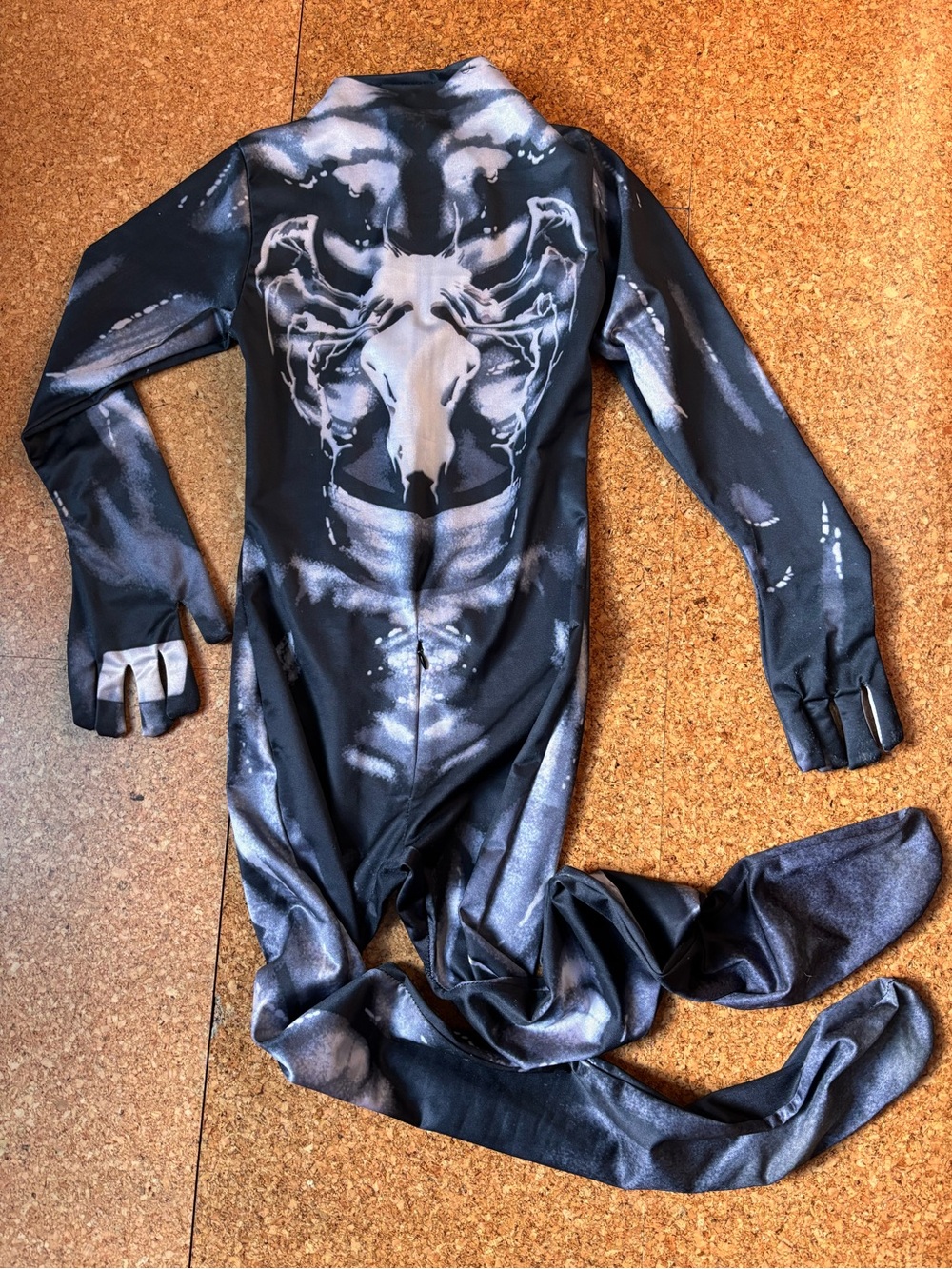 Youth Large Venom spider man One-Piece Costume